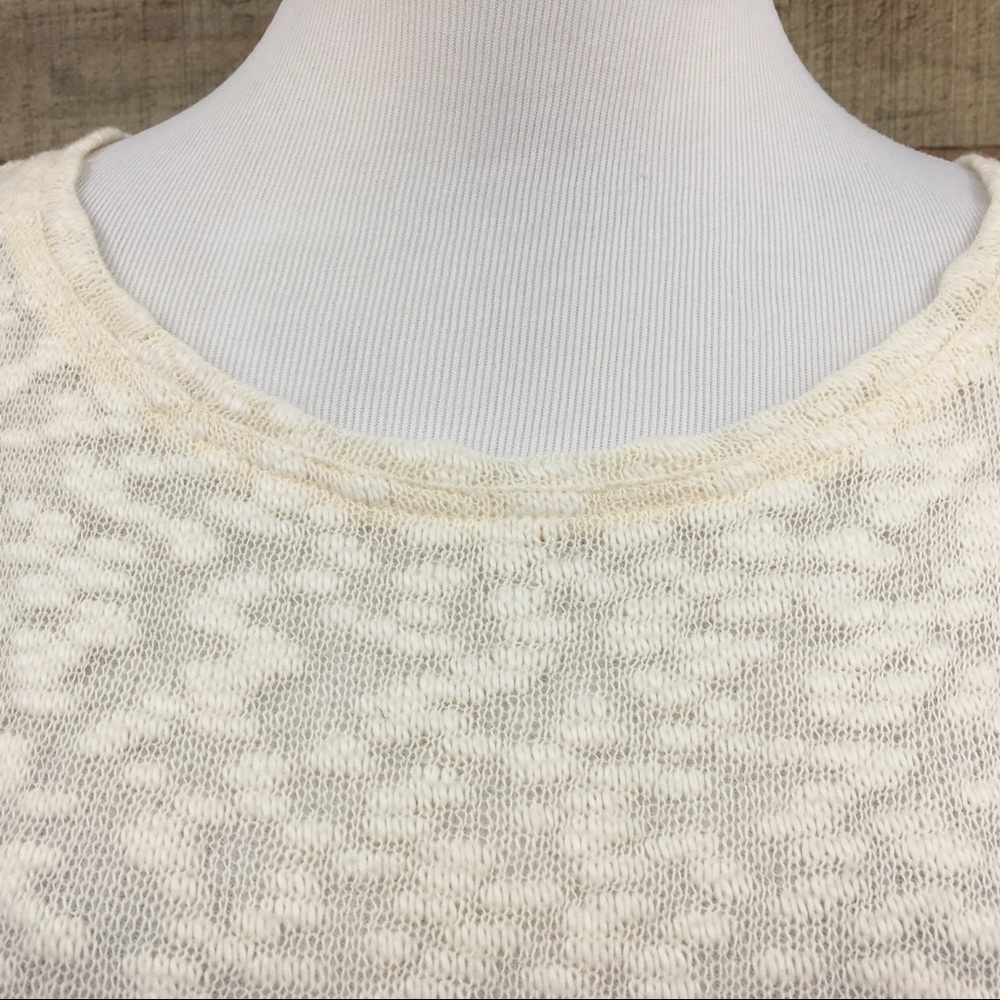 Anthropologie Saturday Sunday Woven Crochet Top - Picture 3 of 7